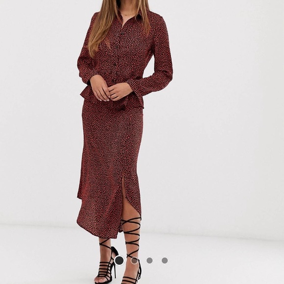 AX Paris purchase from AsosNWT bias cut midi skirt - Picture 1 of 4